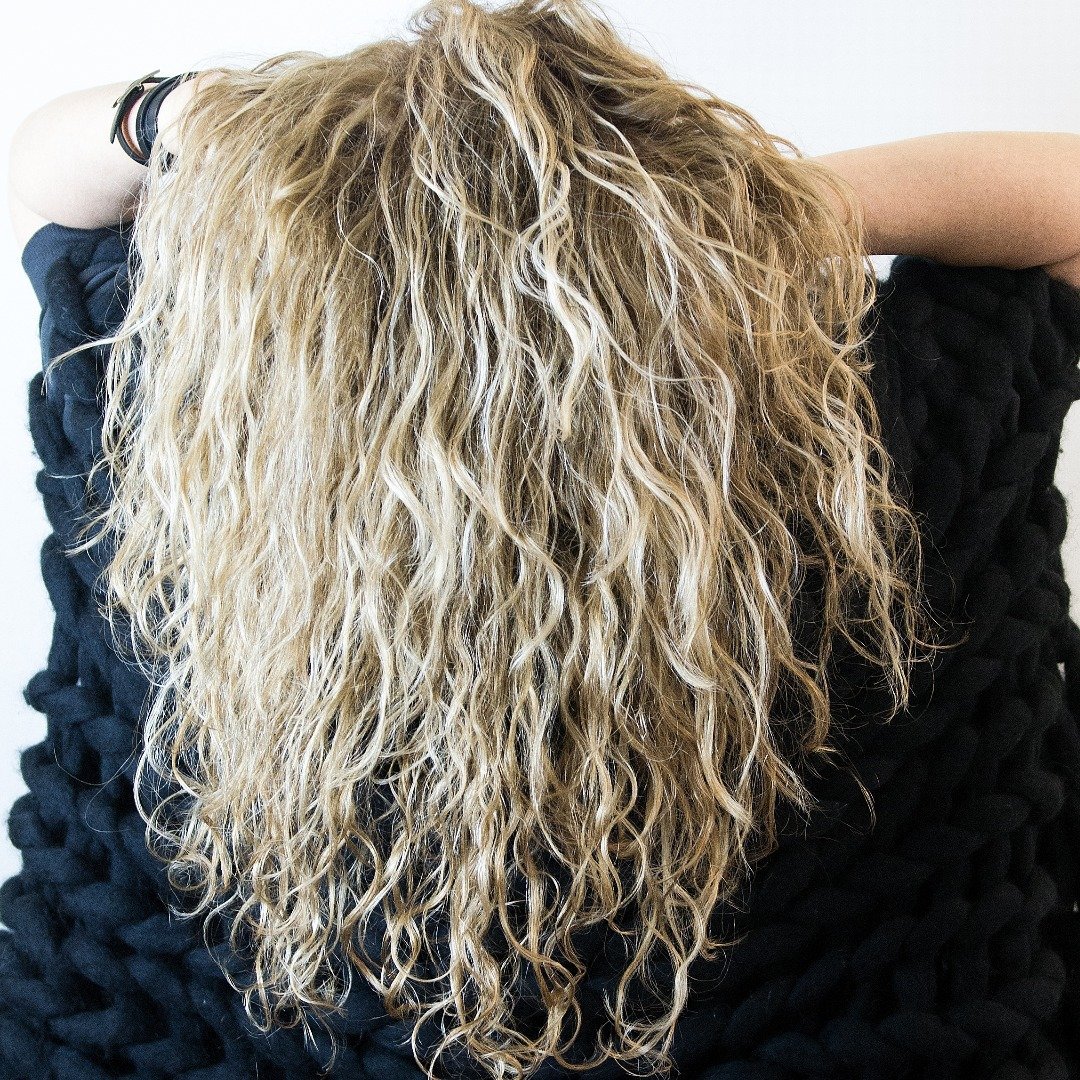 Волны после косичек