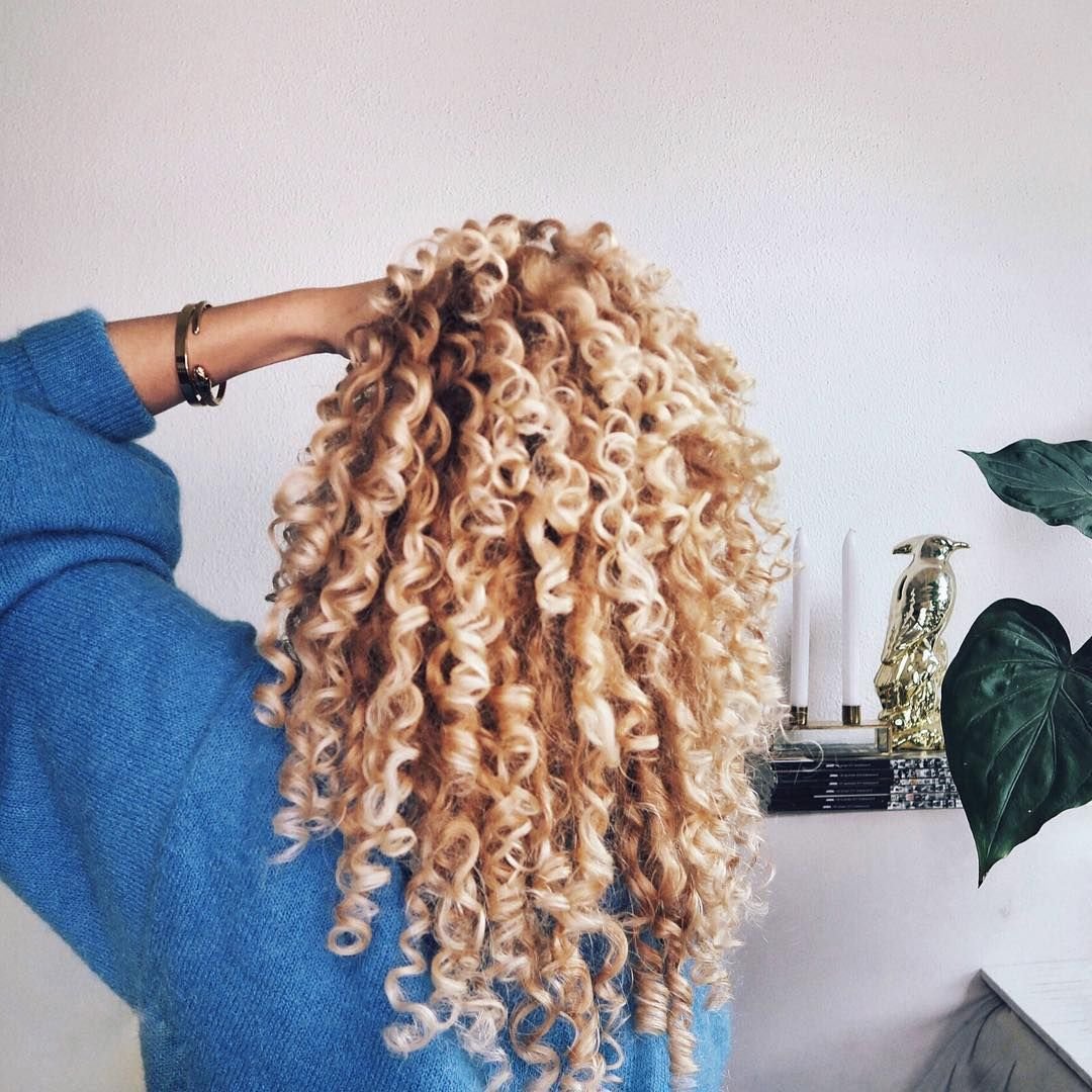 Кудряшки из косичек