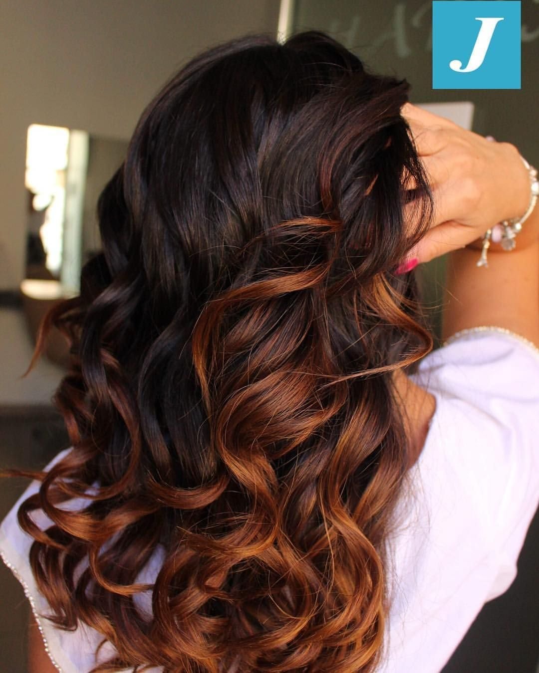 Мелирование на кудрявые волосы