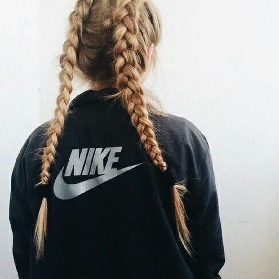 Две косички прическа со спины