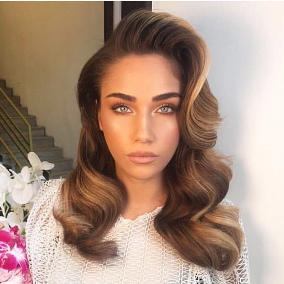 Голливудские Локоны на средние волосы