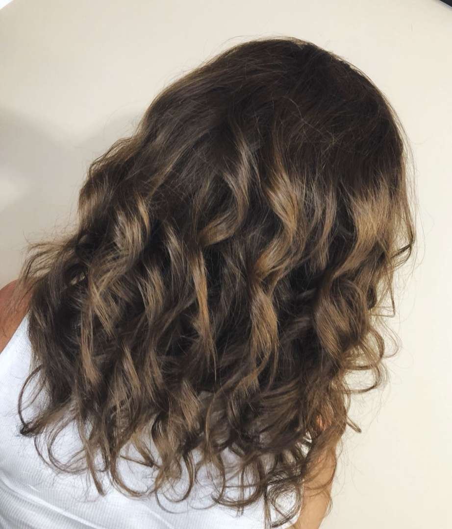 Химическая завивка на концы волос