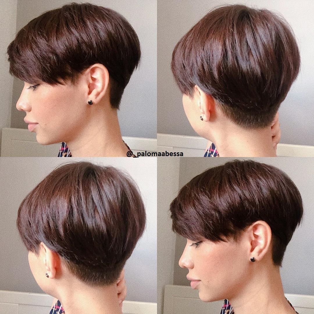 Пикси стрижка на короткие волосы с челкой 2022