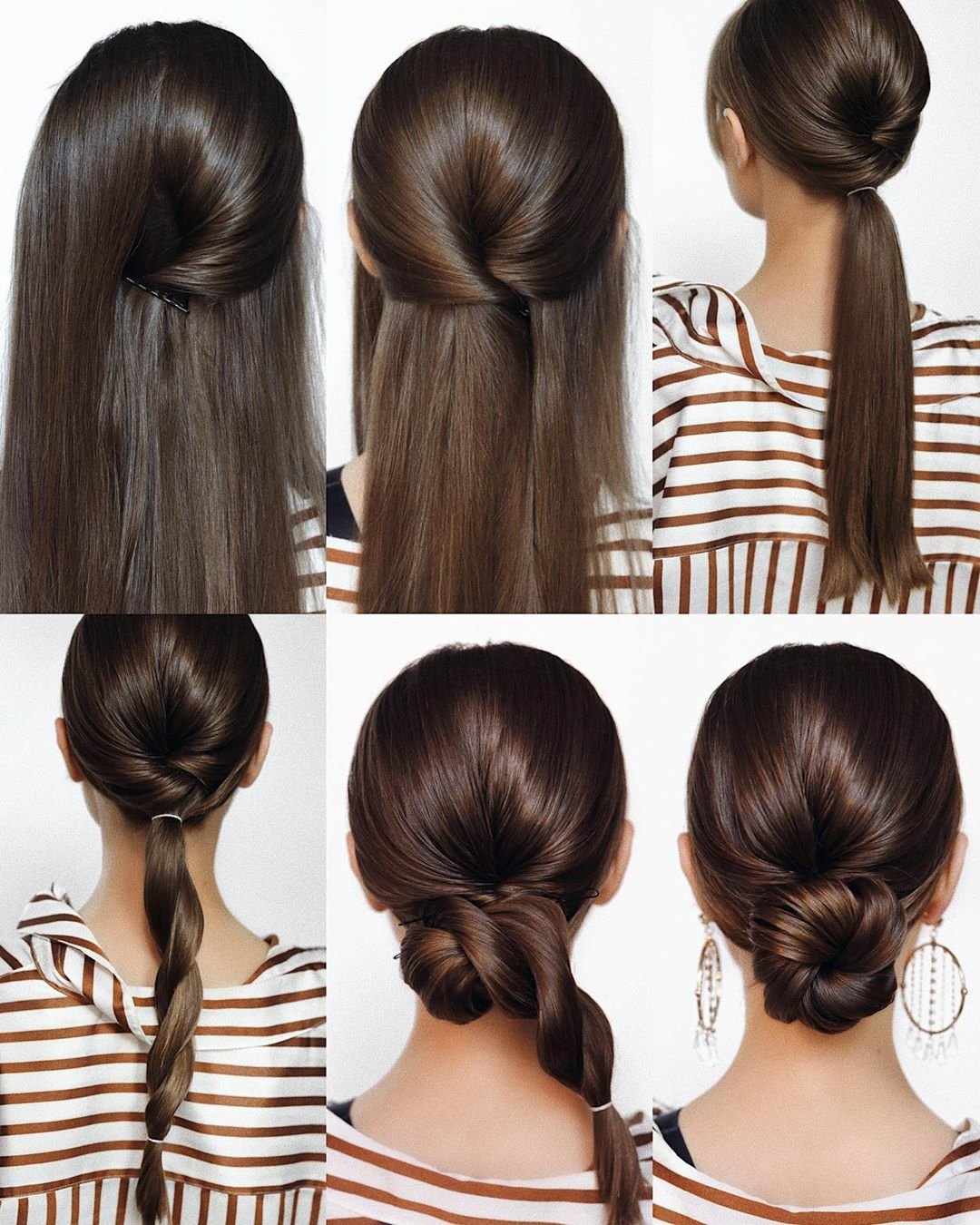 Быстрые прически на длинные волосы