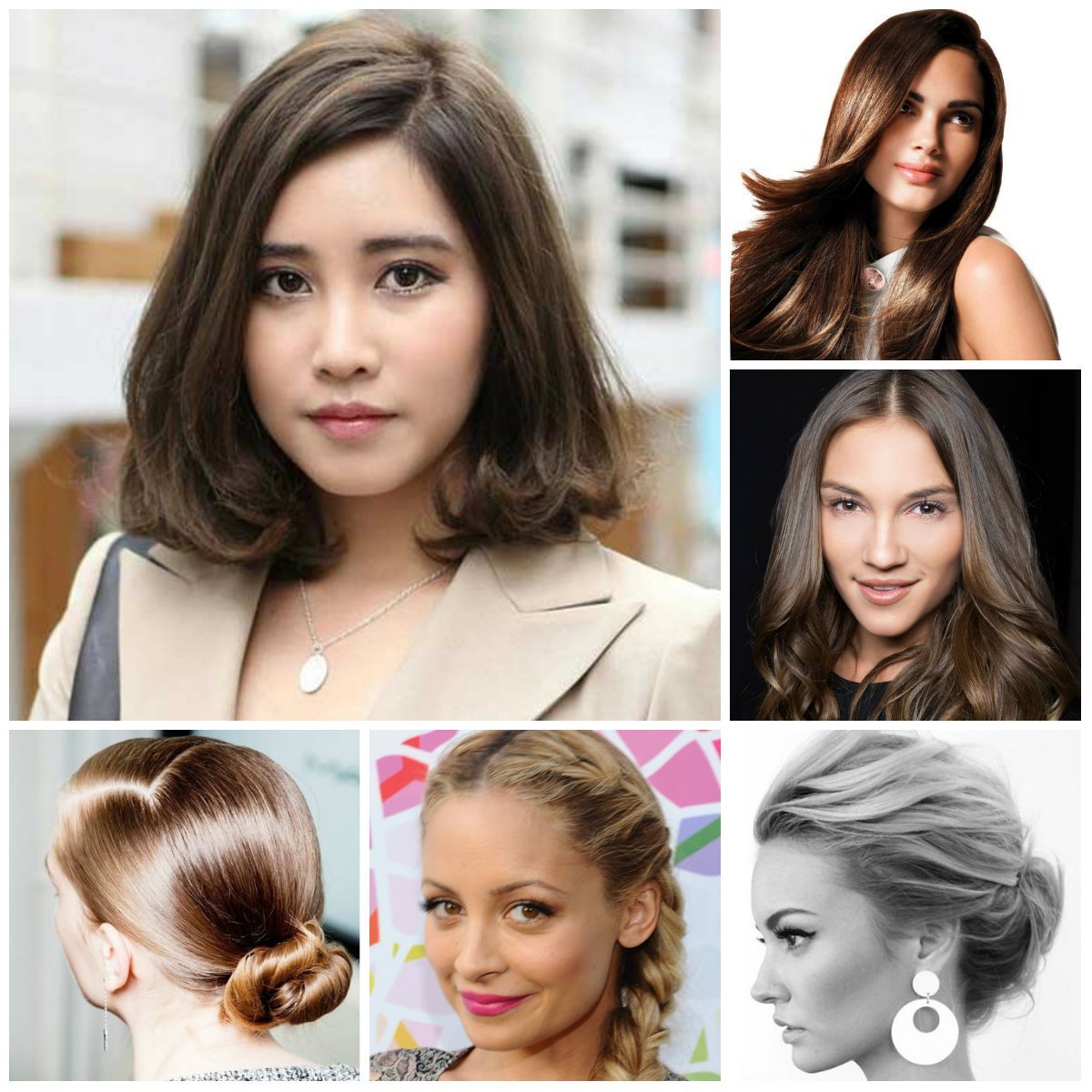 Прическа пучок