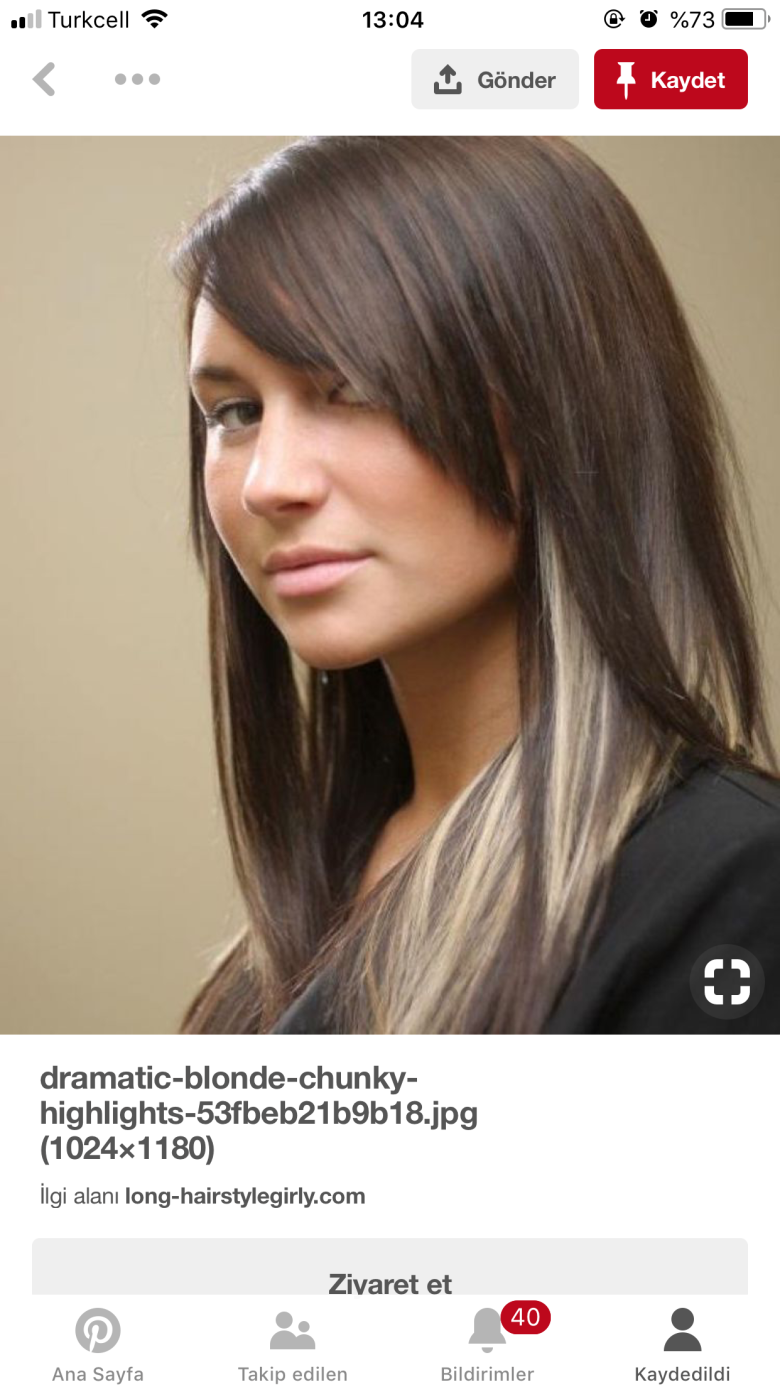 Белые пряди на темных волосах