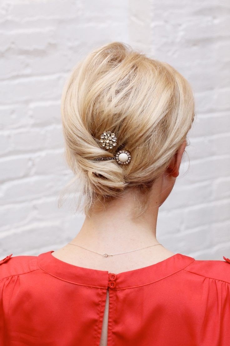 Прически с крабиком для волос