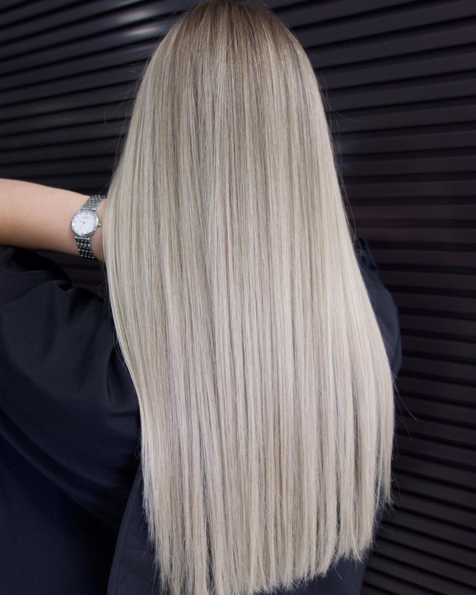 Окрашивание Матрикс платиновый блонд