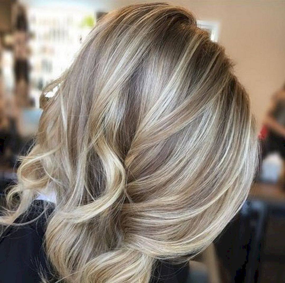 Окрашивание волос холодный блонд