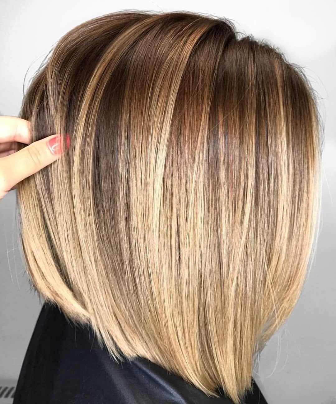 Мелирование шатуш на каре