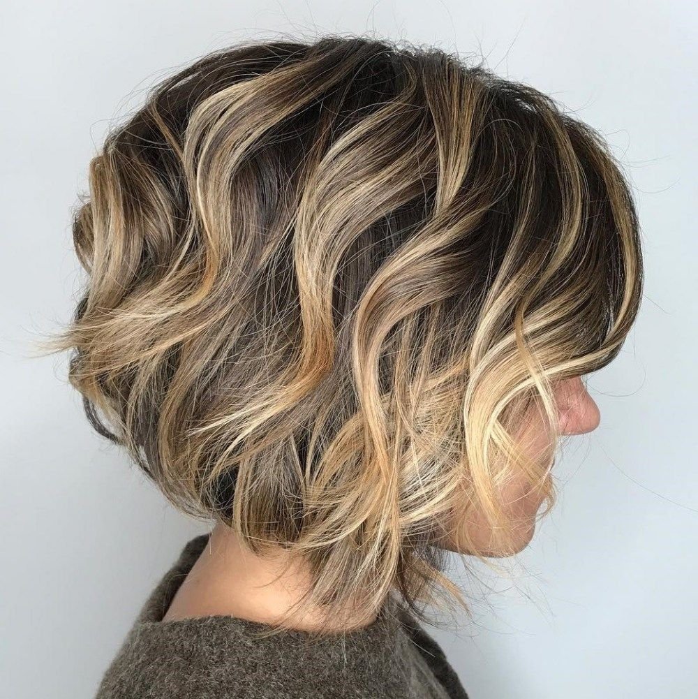 Мелирование балаяж каре