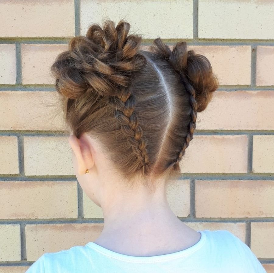 Причёски с косами на длинные волосы для девочек