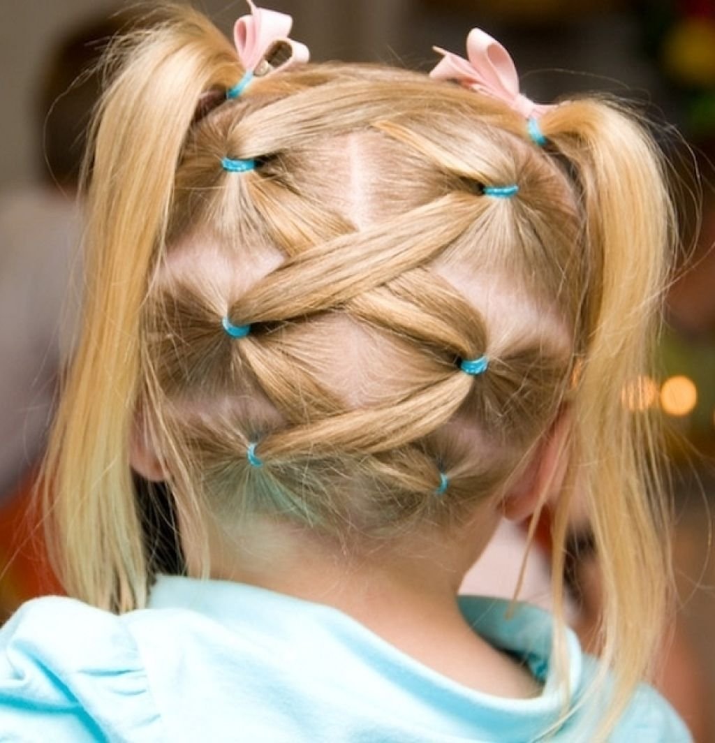 Причёски с резиночками для девочек
