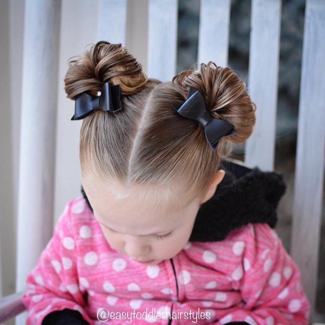 Детские прически с резинками