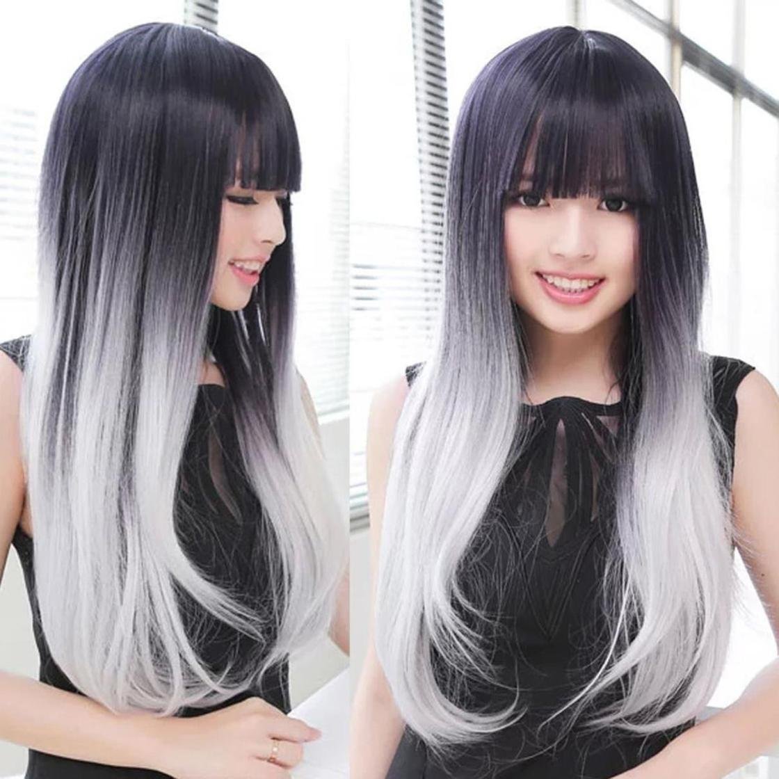 Каскад на длинные волосы мелированные