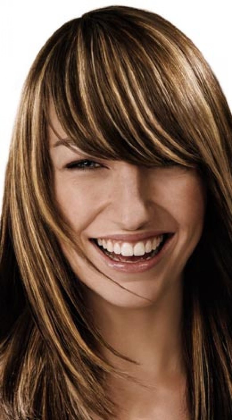 Пепельное мелирование на темные