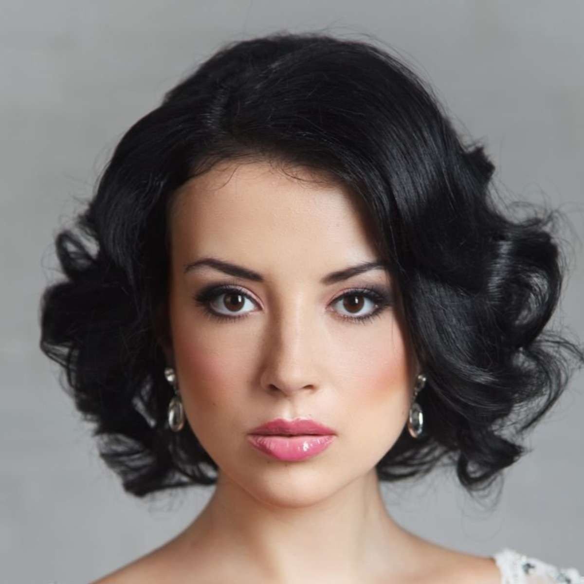 Праздничная прическа на каре