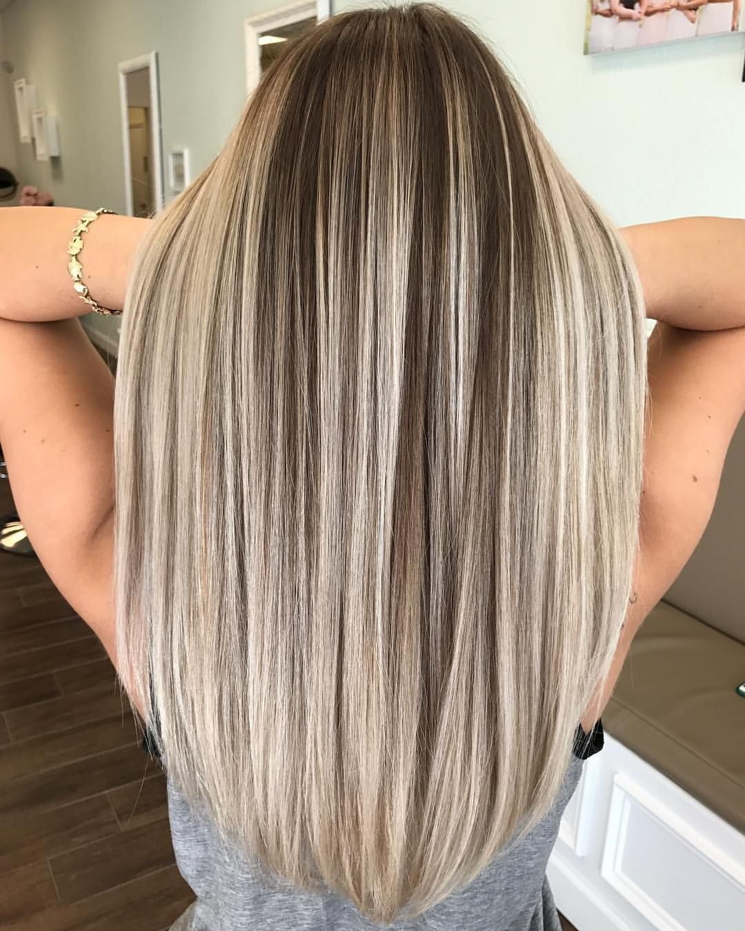 Пепельное мелирование на Каскад