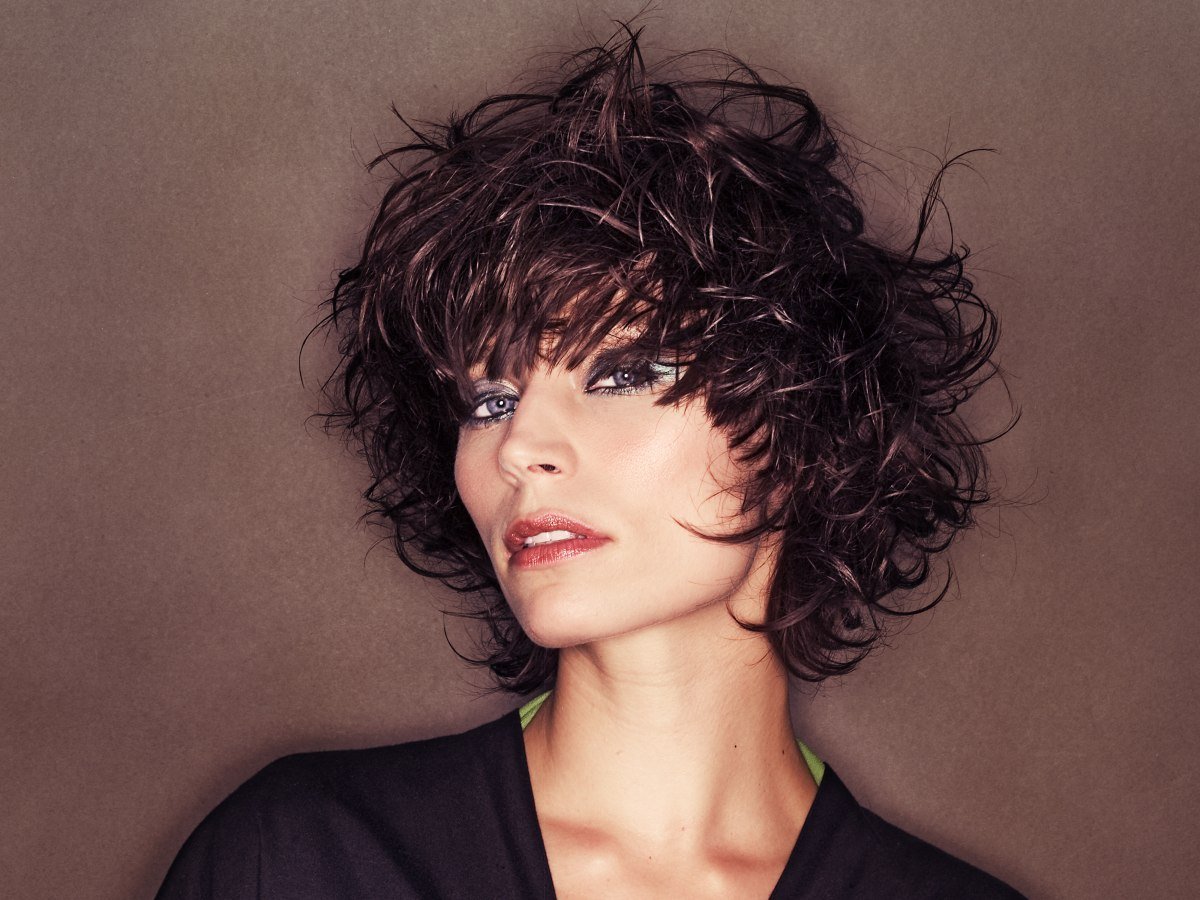 Волнистое каре биозавивка