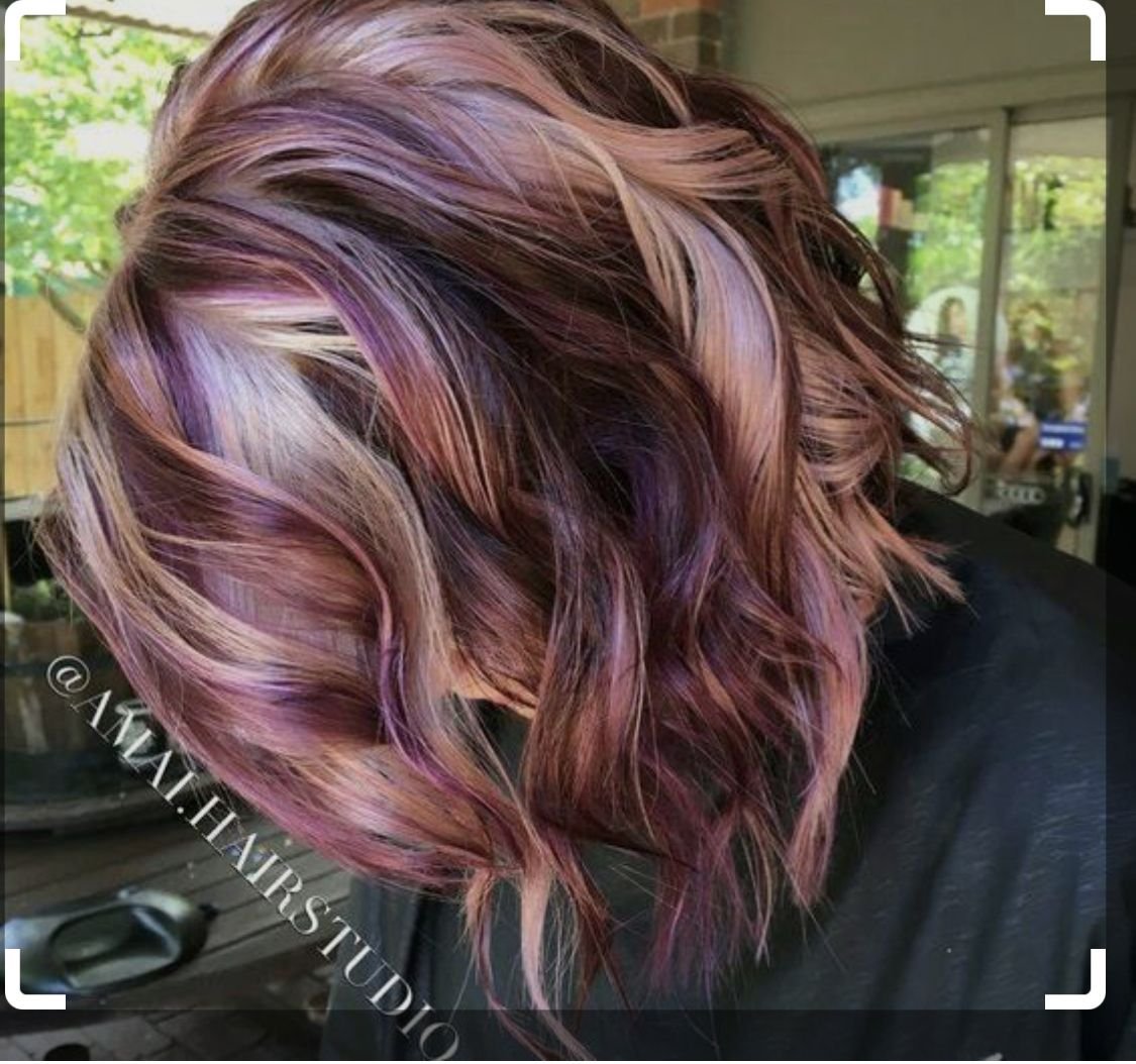 Волосы окрашивание колорирование розовый