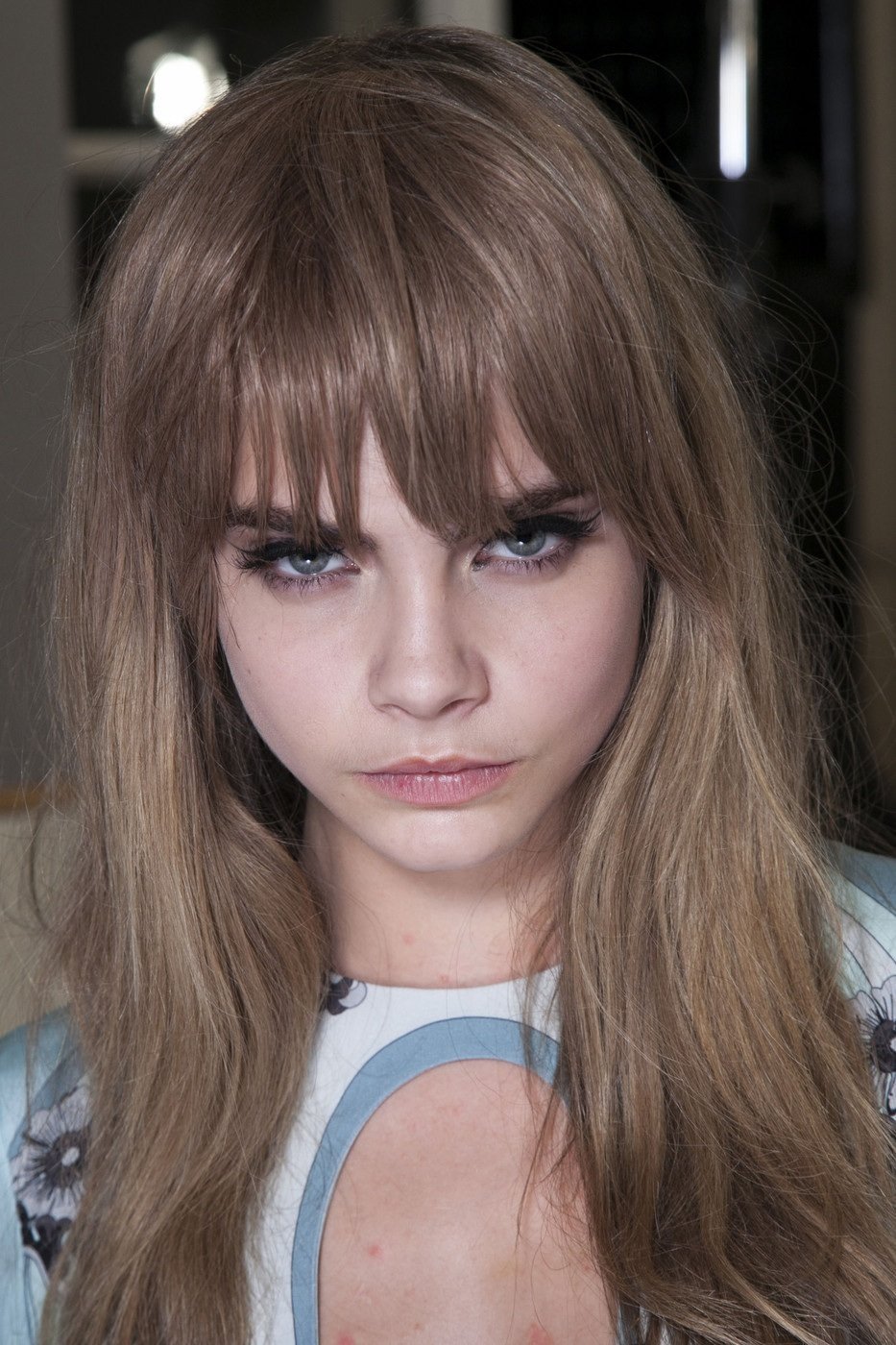 Кристина Базан с челкой