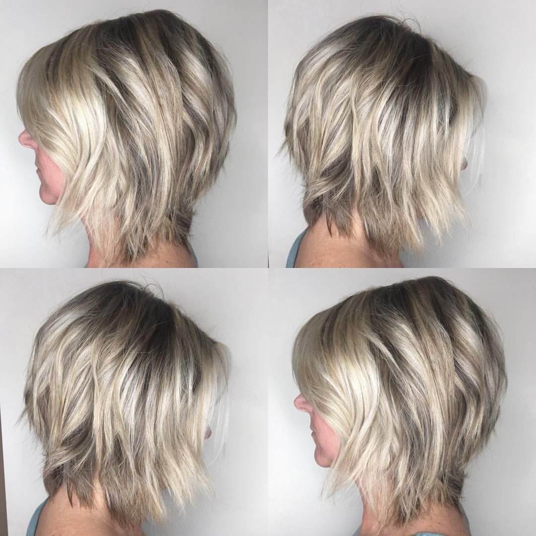 Каре с каскадом сзади