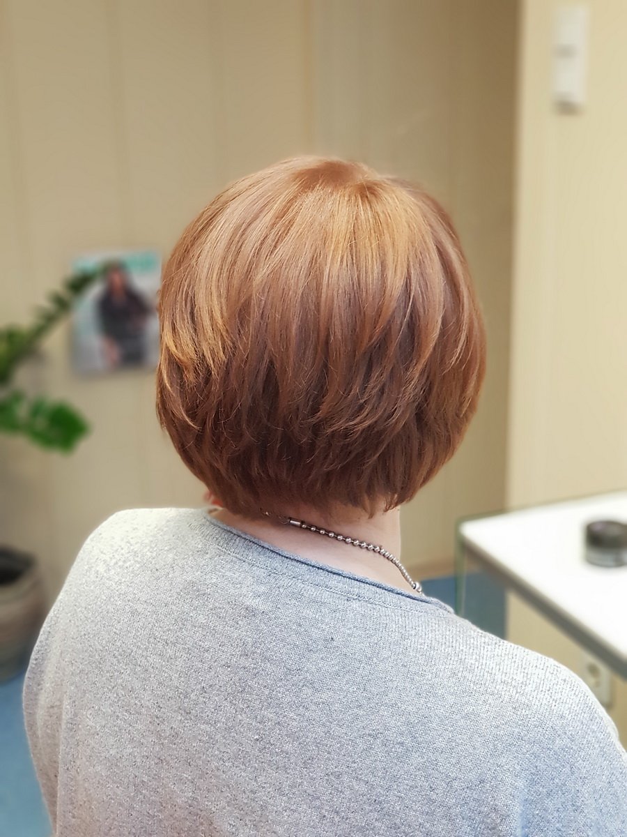 Стрижка Каскад сзади