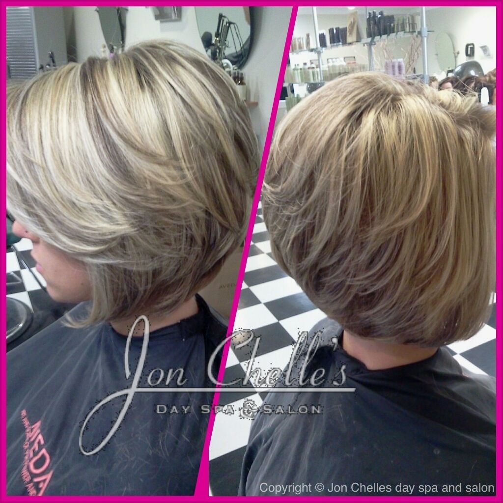 Короткий Каскад сзади