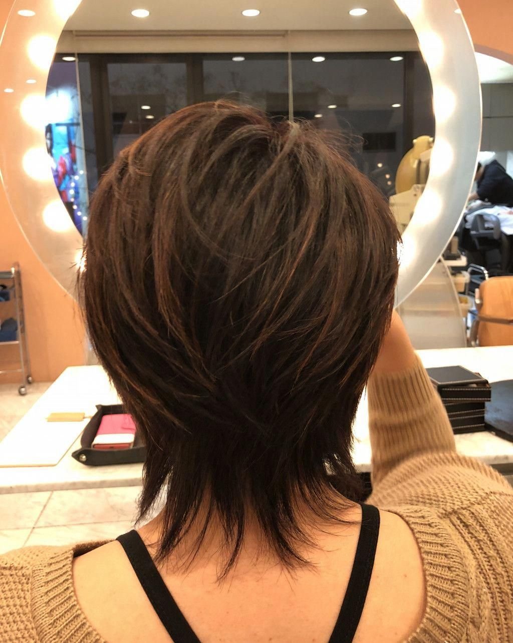 Стрижки Боб Каскад вид сзади