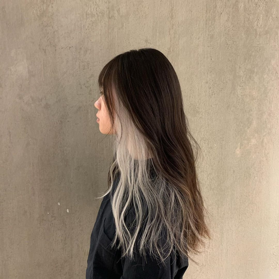 Скрытое окрашивание белый