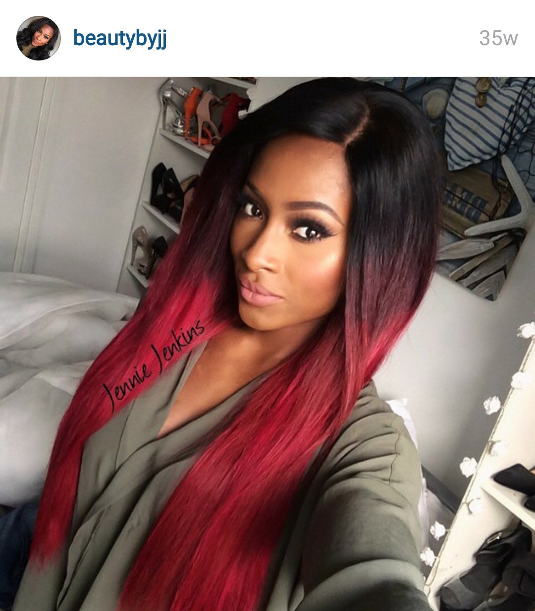 Надя Дорофеева волосы омбре