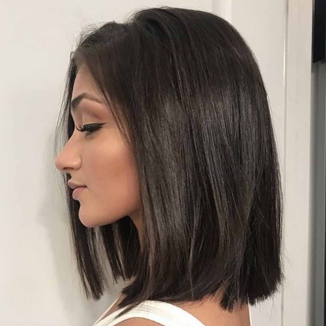 Стрижка градуированный Боб с асимметрией