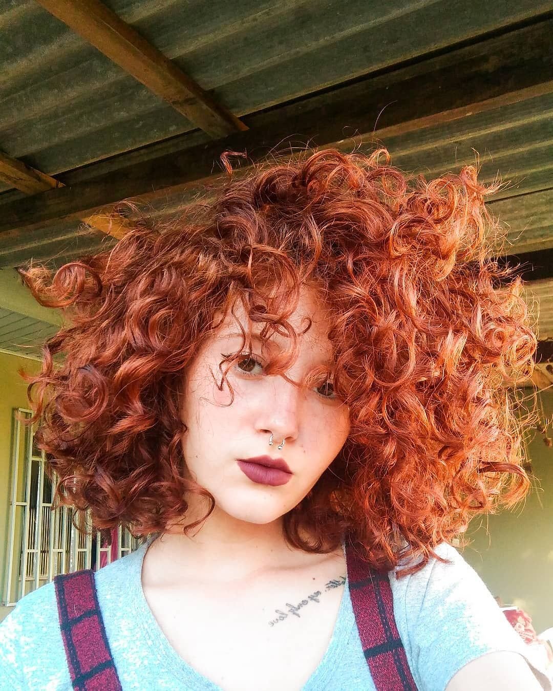 Полина Белявина рыжая кудряшка