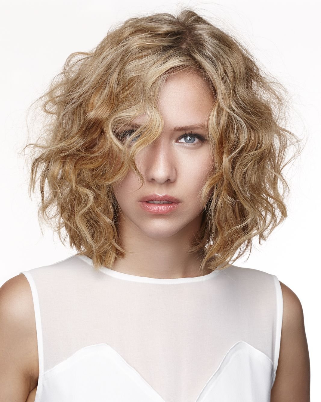 Волнистые Локоны на средние волосы