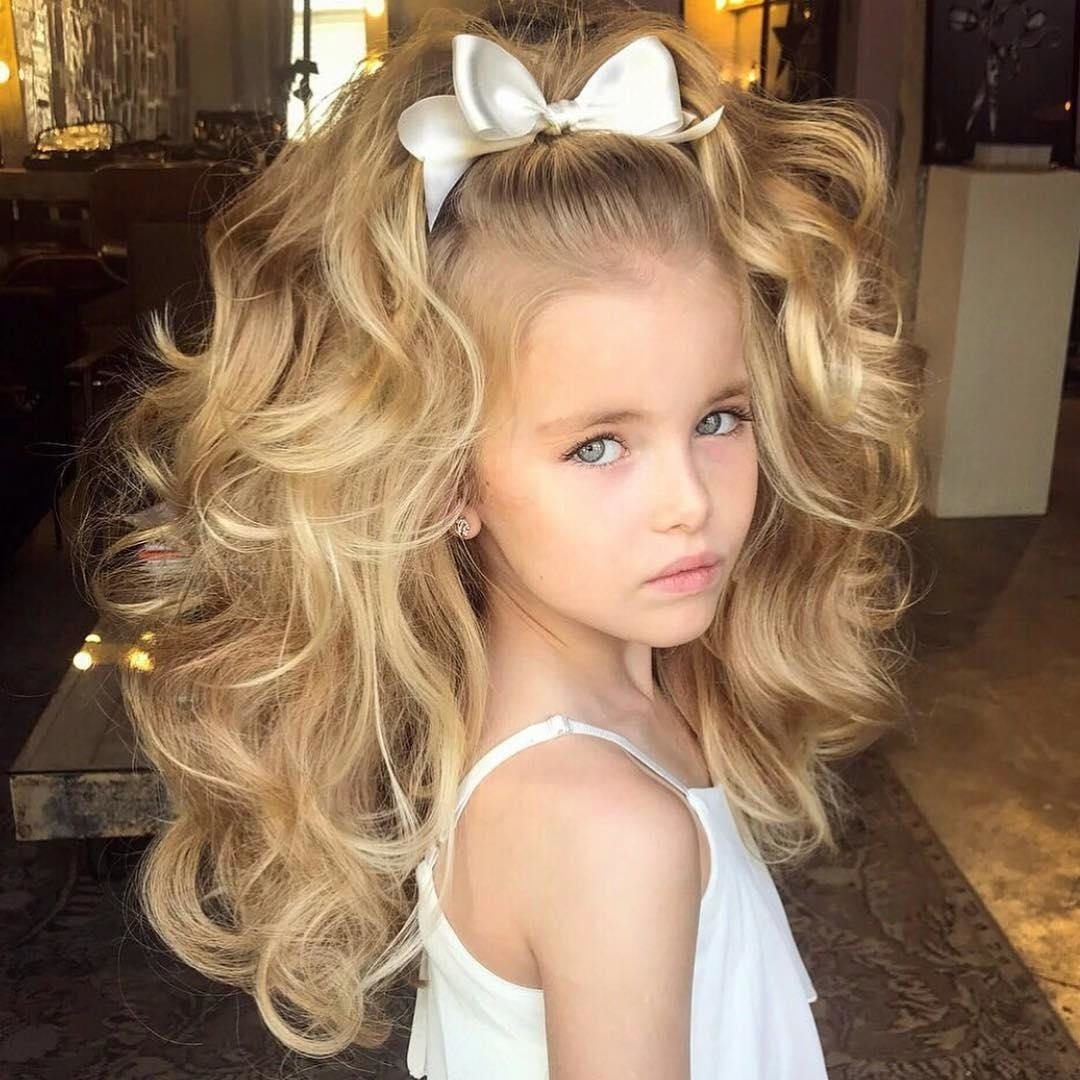 Детские причёски на длинные волосы