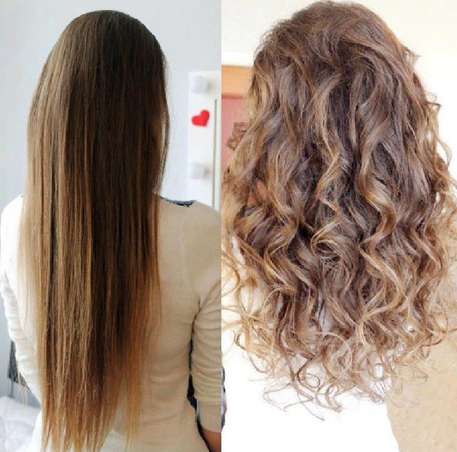 Биозавивка для волос крупные Локоны на длинные волосы