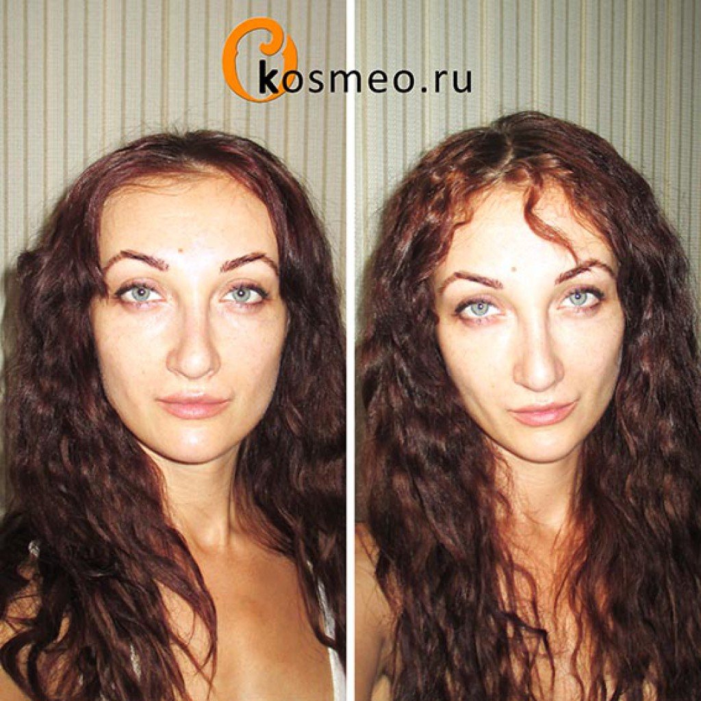 Отросшая химическая завивка