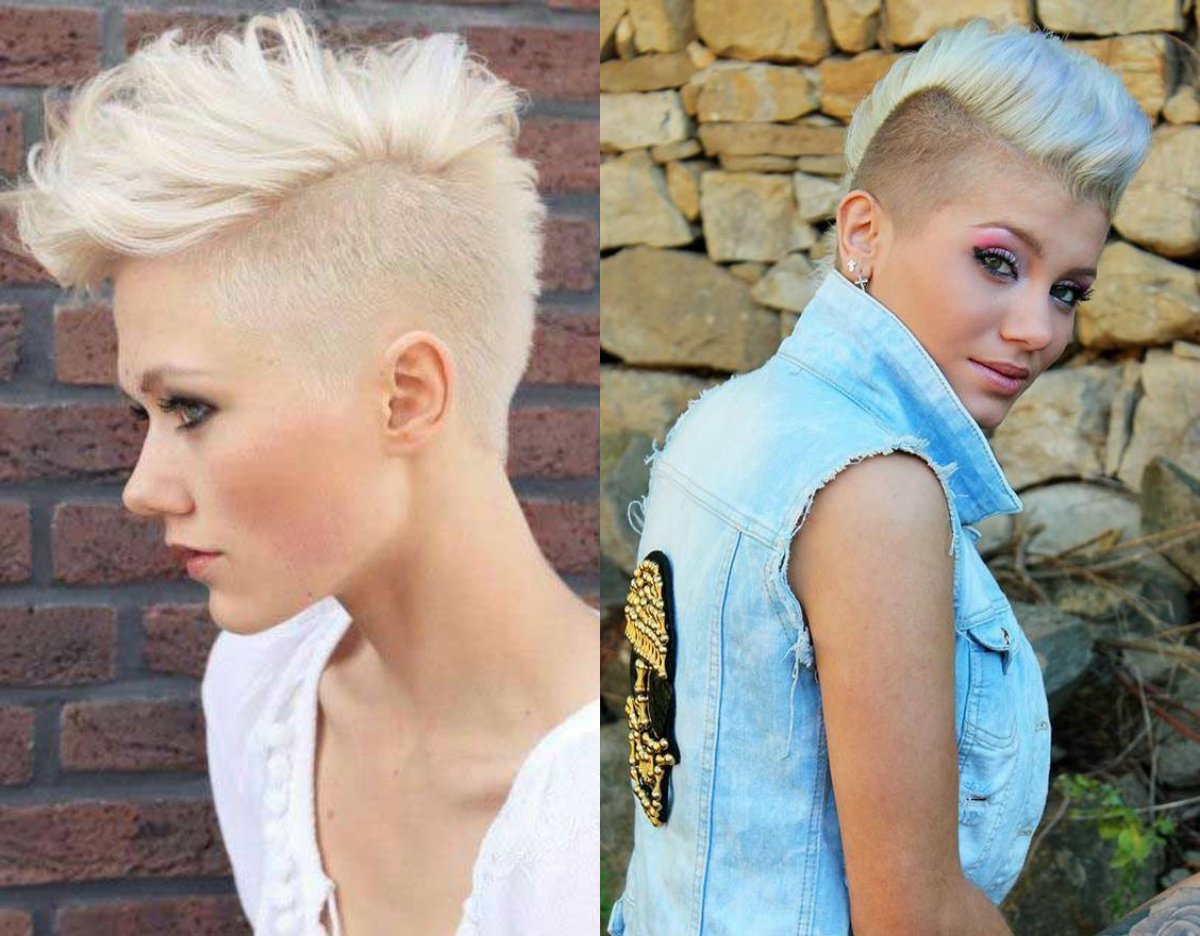 Пикси ирокез укладка