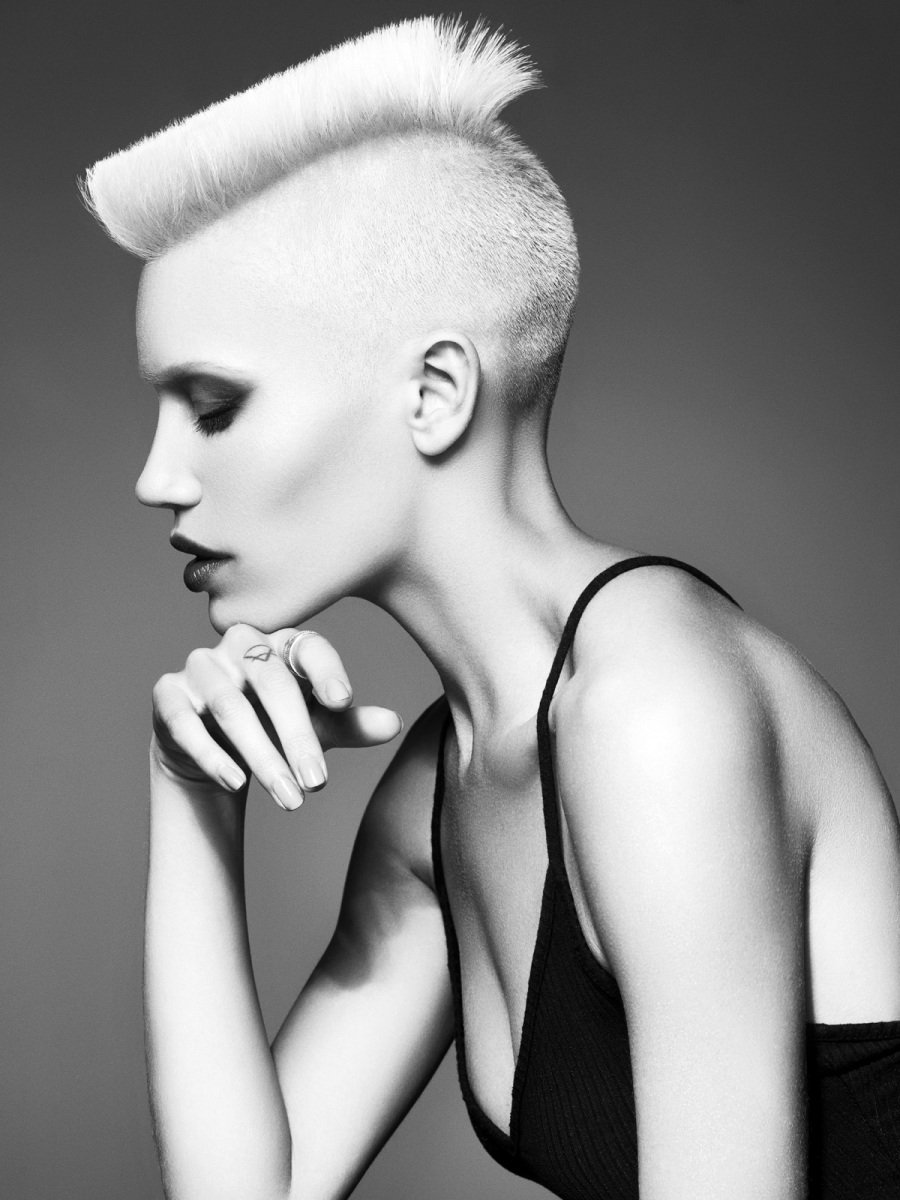 Ирокез женский длинные волосы