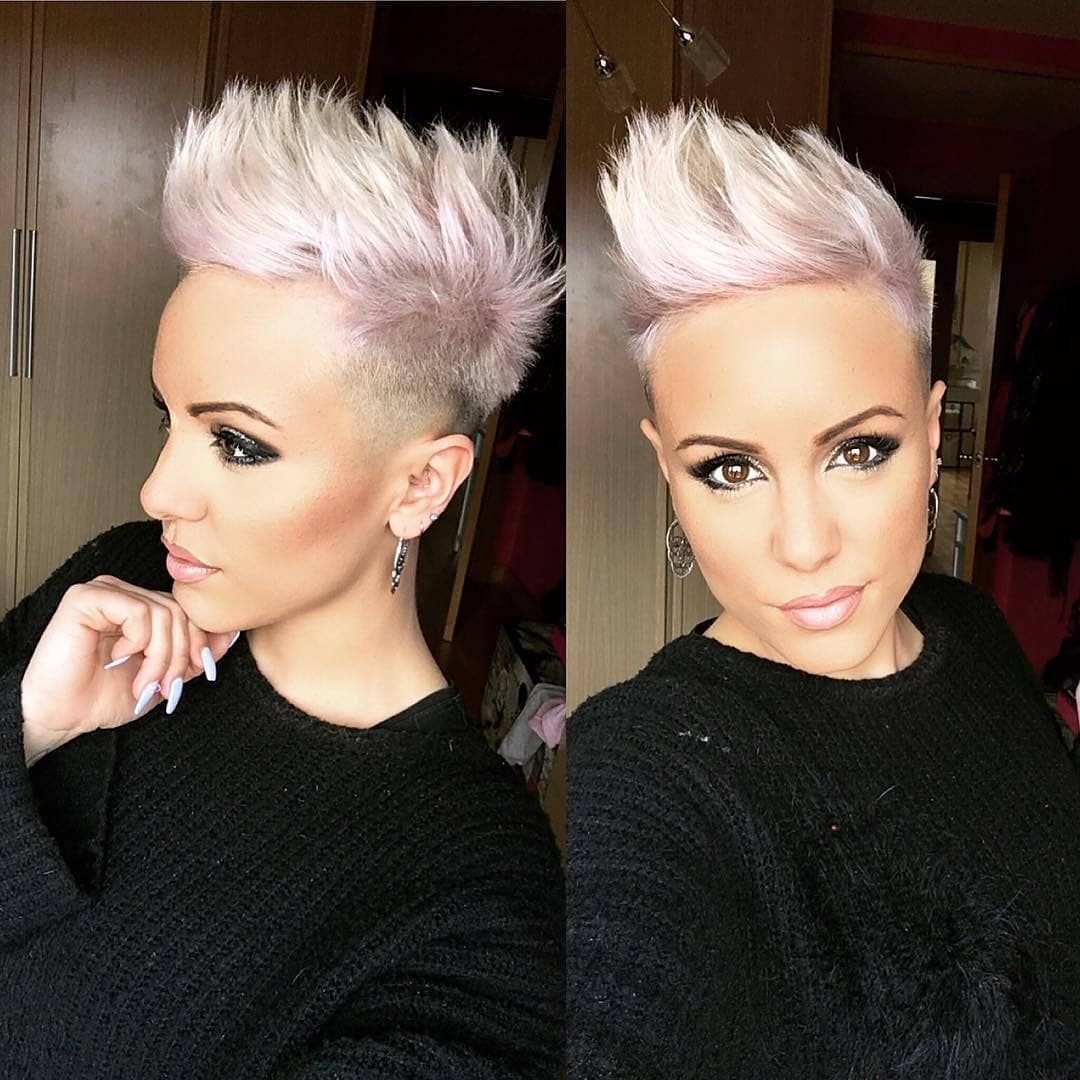 Стрижка женская Пикси ирокез