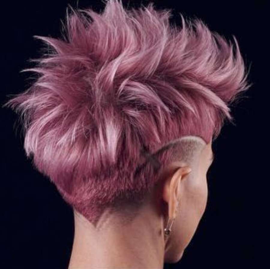 Стрижка Пикси ирокез