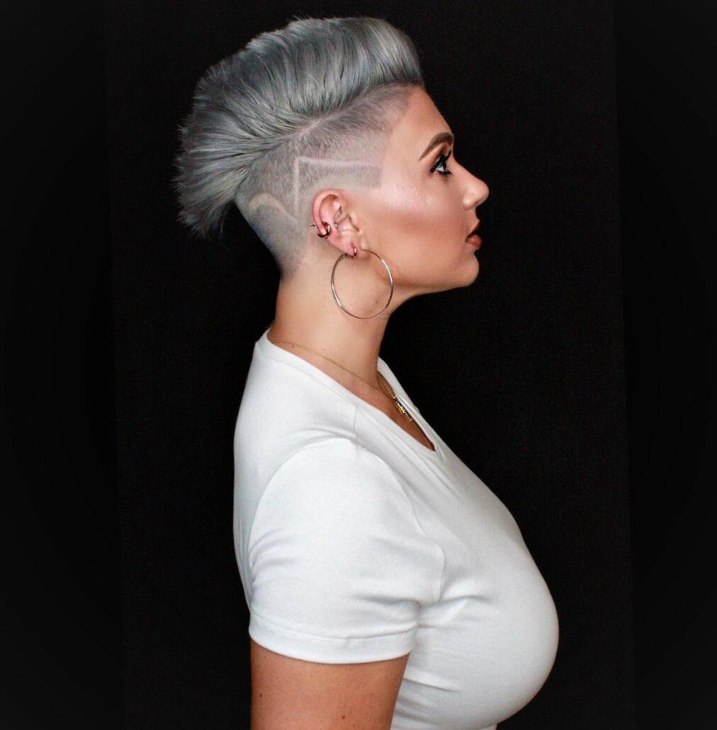 Стрижка ирокез