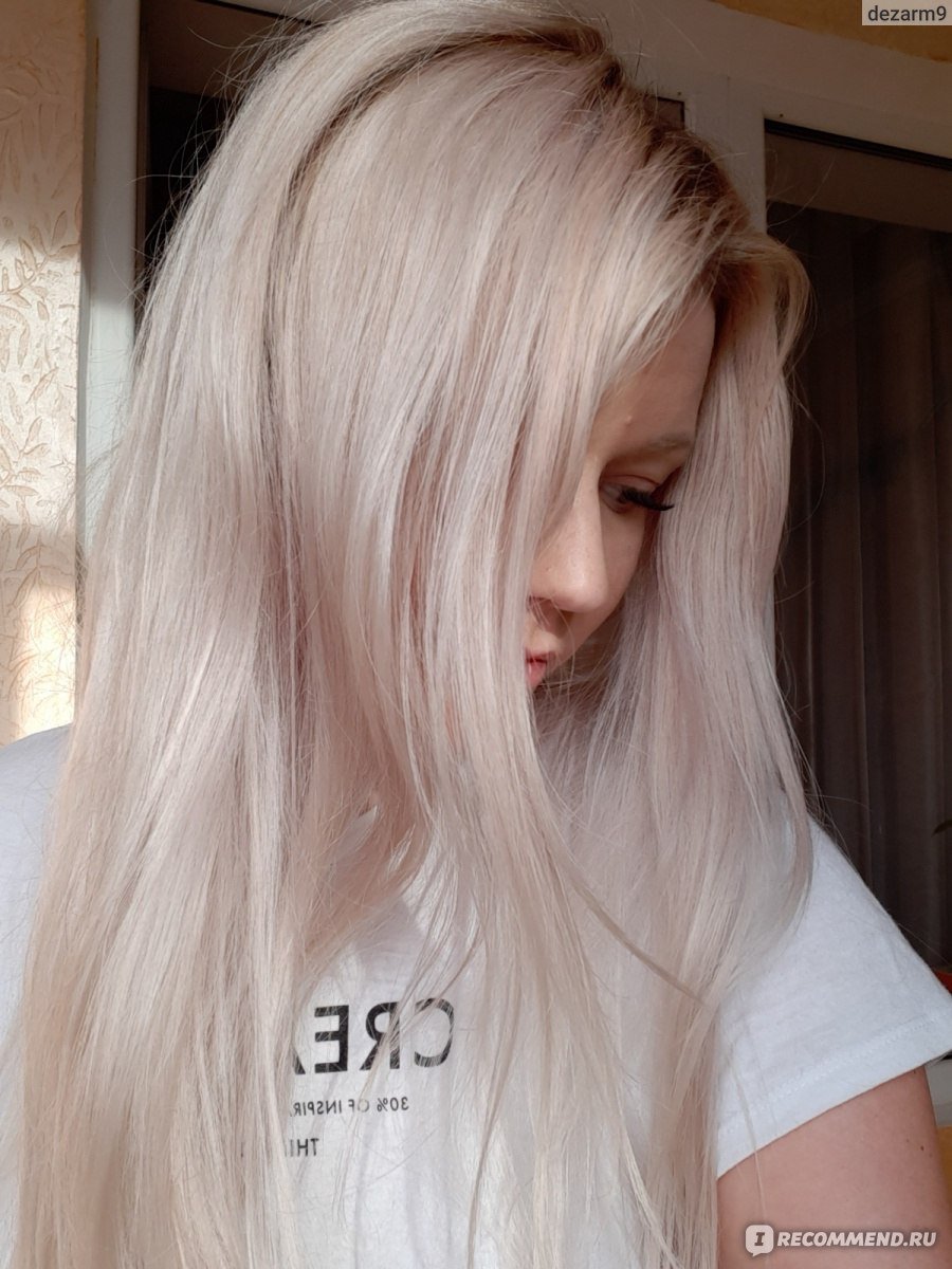 Яркий блонд жемчужный