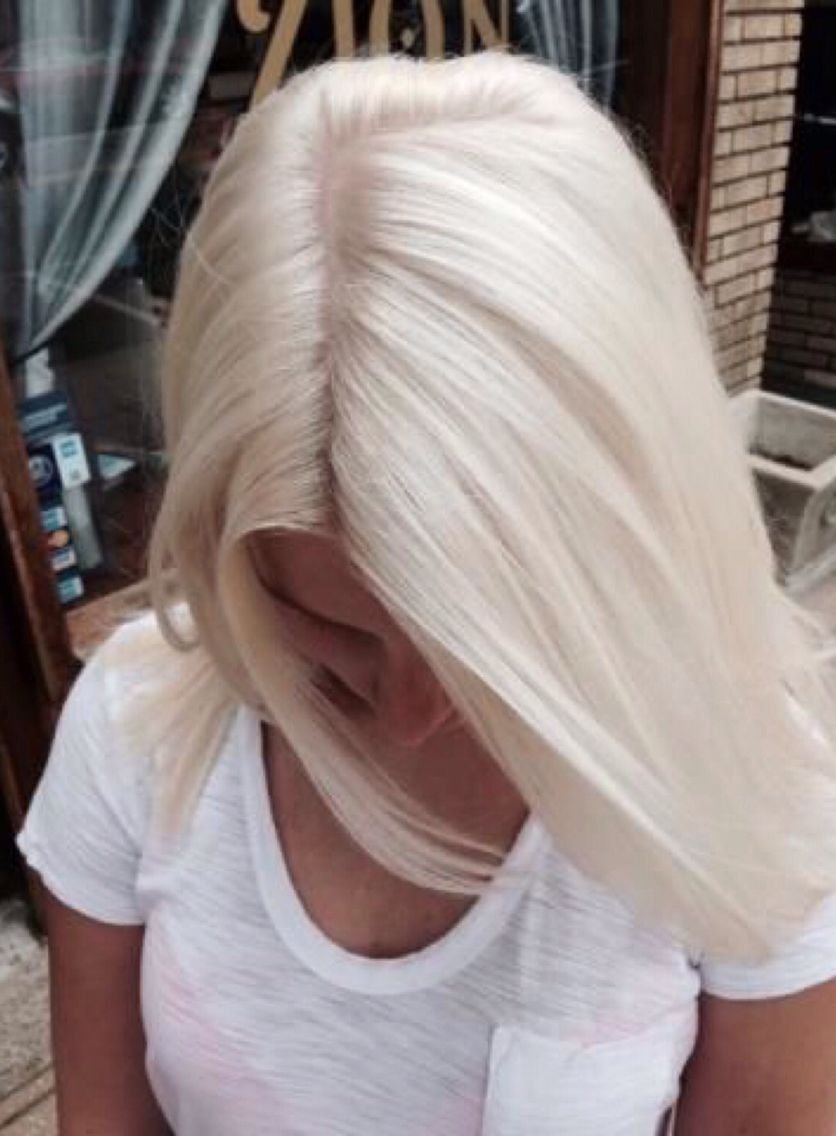 Окрашивание в блонд без желтизны