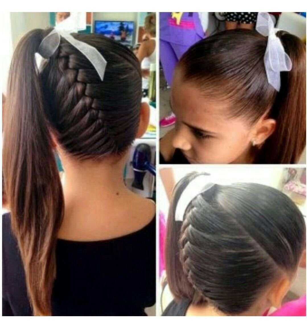Детские прически с хвостом