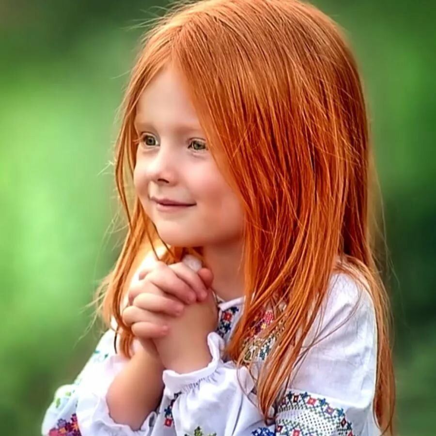 Рыжеволосые дети