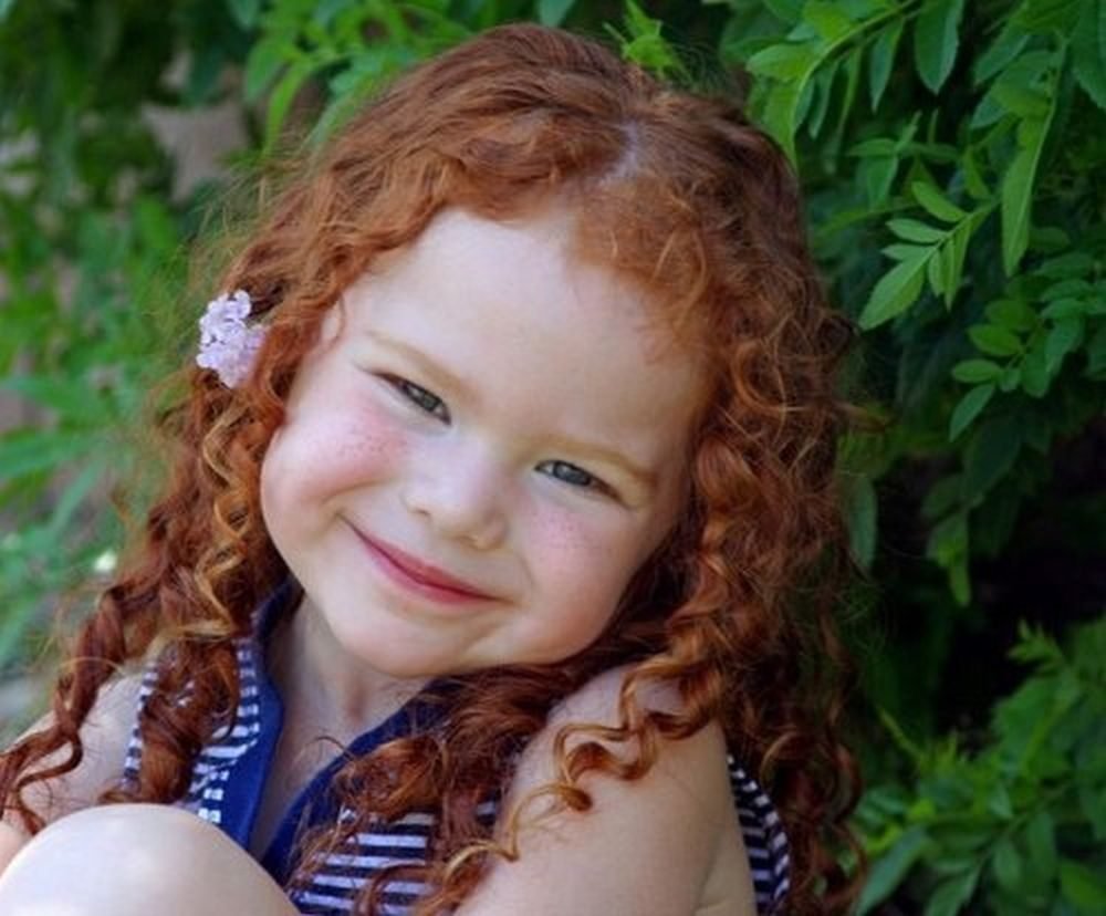 Русские дети с рыжими волосами