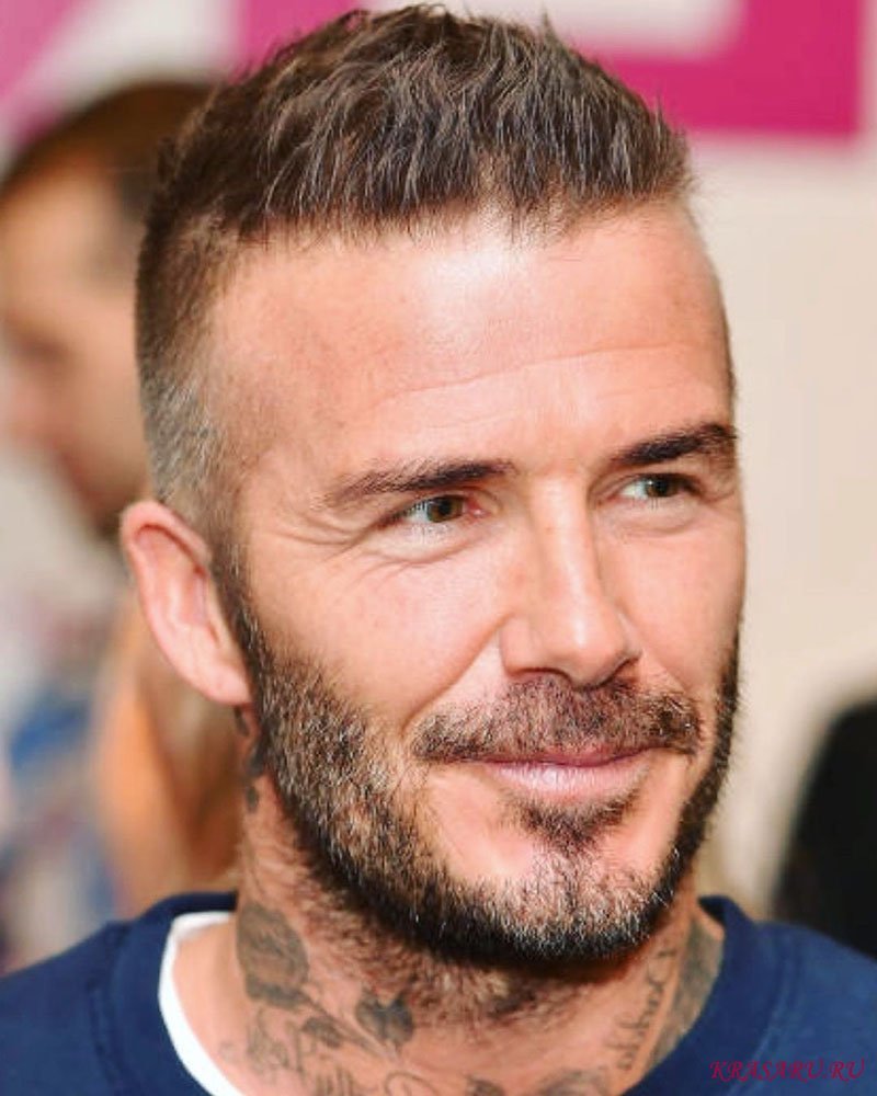 Дэвид Бекхэм стрижка