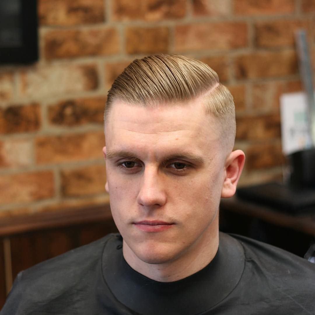 Мужские прически с пробором