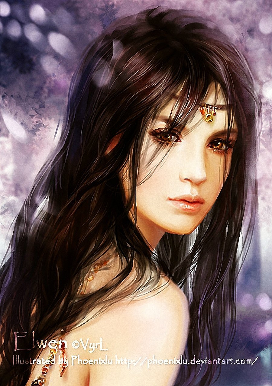 Брюнетка с янтарными глазами